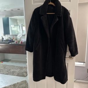 ALO YOGA OVERSIZED SHERPA COAT-SIZE SMALL